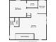 A floor plan shows dimensions and layout of the first floor with kitchen, living, bathroom, and laundry at 10322 Marconi Ave, Orlando, FL 32827