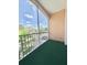 A screened balcony with a view at 13512 Turtle Marsh Loop # 729, Orlando, FL 32837