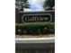 Entrance sign for Golfview community, with lush green landscaping at 13512 Turtle Marsh Loop # 729, Orlando, FL 32837