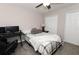 Neutral bedroom featuring a ceiling fan, carpet, and a spacious closet at 1364 Augusta National Blvd, Winter Springs, FL 32708
