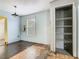 Cozy dining room featuring an open layout, natural light, and an adjacent storage area at 1504 Indiana Ave, St Cloud, FL 34769