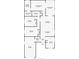 Detailed floor plan showcasing the layout, dimensions, and spatial relationships of each room in the home at 172 Clear Lake Cir, Sanford, FL 32773
