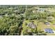 Birds eye view of property showing home, acreage, and tree coverage at 19562 Majestic St, Orlando, FL 32833