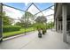 The screened in lanai is spacious and overlooks the beautiful lawn at 2308 Bur Oak Ct, Oviedo, FL 32766