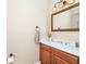 Bathroom with vanity, a large mirror and modern fixtures at 1046 Morris Ave # 1046, Orlando, FL 32803