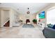 Spacious living room with tile floors, comfortable seating, and a modern entertainment center at 1046 Morris Ave # 1046, Orlando, FL 32803