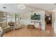 Bright and spacious living room with built-in shelves at 142 Florence Blvd, Debary, FL 32713