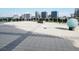 Spacious rooftop deck with modern furniture and views of the city at 150 E Robinson St # 419, Orlando, FL 32801