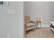 Comfortable reading nook area with a stylish chair and ambient lighting at 2459 Mcgregor Oaks Ln, Deland, FL 32720