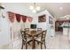 Cozy breakfast nook featuring a square table with seating for four and bright natural light at 2625 Eagle Cliff Dr, Kissimmee, FL 34746