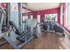 The community gym includes various workout machines, weights, and equipment for a full body workout at 3203 Oyster Ln, Kissimmee, FL 34747