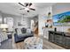 Bright living area with open layout and staircase at 3214 Calabria Avenue, Davenport, FL 33897