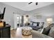 Living space with plush seating and patio access at 3214 Calabria Avenue, Davenport, FL 33897