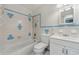 Full bathroom with updated fixtures and a shower/tub combo at 510 Peach Tree Ln, Altamonte Springs, FL 32701