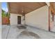 Covered carport area with a back door at 510 Peach Tree Ln, Altamonte Springs, FL 32701