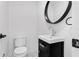 Bathroom featuring a modern vanity, neutral paint, and sleek fixtures at 714 28Th St, Orlando, FL 32805