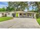 Charming single-story home with a bright green door, covered parking, and well-manicured lawn at 714 28Th St, Orlando, FL 32805