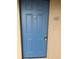 A light blue, four-panel front door with a silver door knocker, and the apartment number '234' at 7350 Westpointe Blvd # 234, Orlando, FL 32835