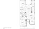 Detailed floor plan showcasing the layout and dimensions of the living spaces at 9435 Myrtle Creek Ln # 308, Orlando, FL 32832