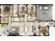 Detailed floor plan showcasing the home's layout, including 3 bedrooms, 2 bathrooms, and a spacious kitchen at 13518 Maria Lavin Circle Rd, Orlando, FL 32828