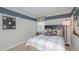 Nicely appointed bedroom featuring a basketball theme with themed accents and furnishings at 136 Jones Fish Camp Rd, Edgewater, FL 32141