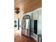 Modern kitchen with stainless steel appliances, granite countertops, and custom backsplash at 1400 Yates St, Orlando, FL 32804