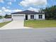 Beautiful single-story house featuring a well-kept lawn, stone details, and a two-car garage at 2699 Sw 161St Loop, Ocala, FL 34473