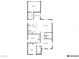 Floor plan showing the layout of the rooms on first floor at 3426 Schoolhouse Rd, Harmony, FL 34773