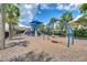 Community playground with slides, swings and shade trees for to enjoy outdoor fun at 8047 Chilton Dr, Orlando, FL 32836