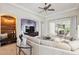 Bright living room boasts seamless indoor-outdoor flow and stylish decor at 9426 Burnam Dr, Weeki Wachee, FL 34613