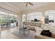 Bright living room featuring seamless indoor-outdoor flow and an open-concept design at 9426 Burnam Dr, Weeki Wachee, FL 34613