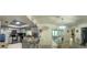 Modern kitchen features sleek appliances, an island with seating, and backyard views at 114 Madeira Ave, Orlando, FL 32825