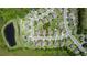 This is a map view showing the location of the property, surrounded by houses and a small lake at 1431 Leitrim Loop, Apopka, FL 32703