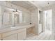 Bathroom with wallpapered walls at 2636 Crown Ct, Kissimmee, FL 34741
