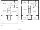 Floor plan showcasing the layout of the first and second floors at 2636 Crown Ct, Kissimmee, FL 34741