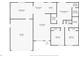 This floor plan shows the layout of the home, including the living spaces, bedrooms, bathrooms, and garage at 2871 Milstead St, Orlando, FL 32837