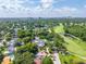 Desirable neighborhood near a golf course in an aerial view at 3637 Dubsdread Cir, Orlando, FL 32804