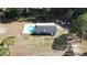 Aerial view of home with pool and large yard in a private setting at 4760 Ohio Ave, Sanford, FL 32771