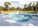 Sparkling pool with spa surrounded by lush greenery at 4760 Ohio Ave, Sanford, FL 32771