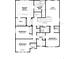 Upstairs floor plan featuring the Primary suite, bedrooms, bathrooms, walk-in closets, and laundry room at 4993 Southlawn Ave, Orlando, FL 32811