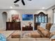 Inviting living room featuring a comfortable seating area and elegant decor at 5018 Tupelo Ct, Minneola, FL 34715