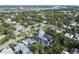 Beautiful aerial view of a charming neighborhood near a body of water at 507 S Pine St, New Smyrna Beach, FL 32169
