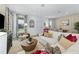 Open-concept living space with modern décor, stylish furniture, and wood-look floors creating a welcoming atmosphere at 5630 Stockade Blvd, St Cloud, FL 34771