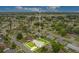 Aerial view showcasing a home's location within a community near a serene lake and lush landscaping at 7609 Winter Shade Dr, Orlando, FL 32822