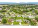 An aerial view of a residential neighborhood with tree-lined streets and well-maintained homes at 7609 Winter Shade Dr, Orlando, FL 32822