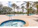 Inviting community hot tub next to the pool, offering a relaxing and luxurious experience at 7951 Haverhill Way, Kissimmee, FL 34747