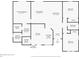 Detailed floor plan showcasing the home's layout, dimensions, and room placements at 9833 Tattersall Ave, Orlando, FL 32817