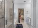 Bathroom with shower, soaking tub and view of bedroom at 1020 Taproot Dr, Winter Springs, FL 32708