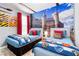 Harry Potter themed bedroom features two twin beds and a large castle mural at 3004 Protagonist St, Kissimmee, FL 34746