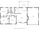 Detailed floor plan showcasing the layout of this home's bedrooms, bathrooms, kitchen, and living spaces at 310 E Gulley Ave, Oakland, FL 34760